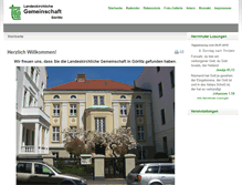 Tablet Screenshot of lkg-goerlitz.de